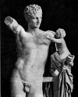 Praksyteles, Hermes z maym Dionizosem